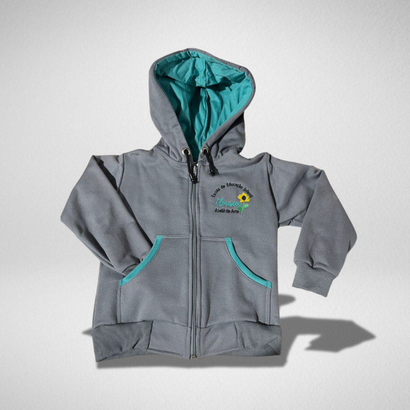 Casaco de moletom infantil