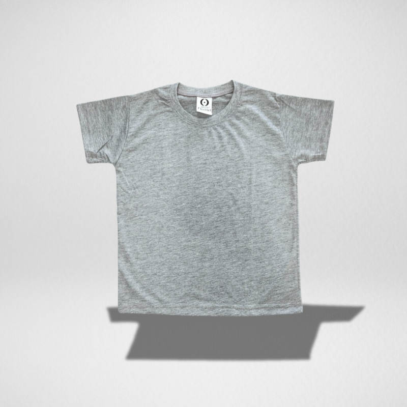 Camiseta cinza mescla lisa
