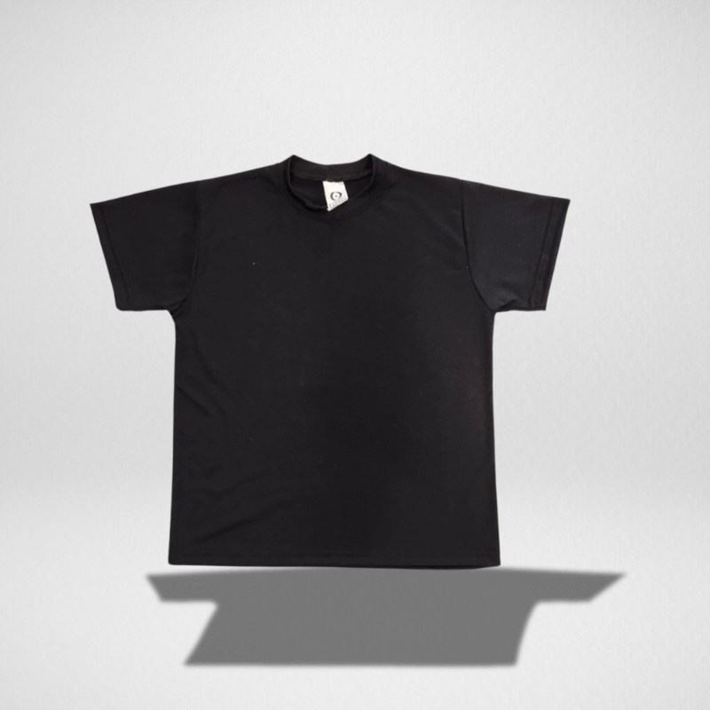 Camiseta preta lisa