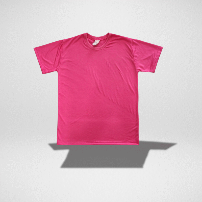 Camiseta rosa lisa