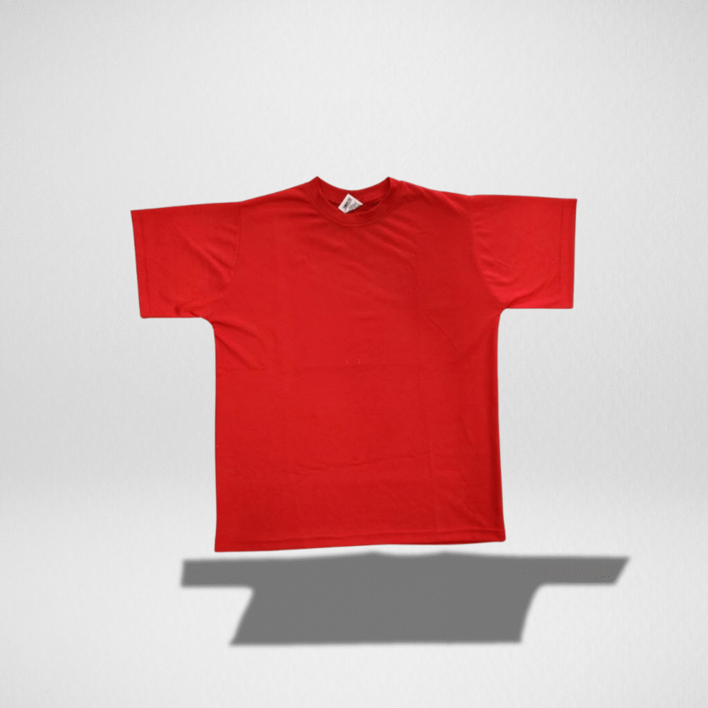 Camiseta vermelha lisa