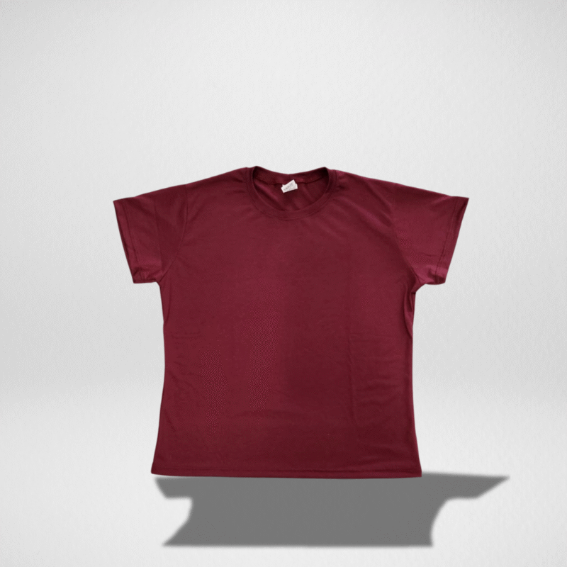 Camiseta vinho lisa